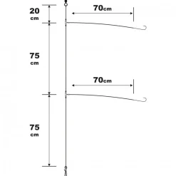 Bas De Ligne Surfcasting Sunset RS Competition Multi Especes / Fluoro
