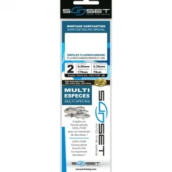 Bas De Ligne Surfcasting Sunset RS Competition Multi Especes / Fluoro