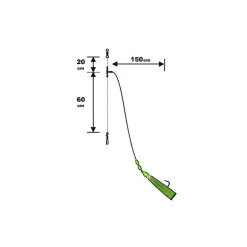 Bas De Ligne Surfcasting Sunset RS Competition Special Gros Poisson / Fluoro