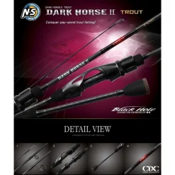 Canne Spinning NS Black Hole Dark Horse II Trout