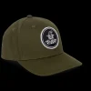 Casquette Black Cat Green Flat Peak Cap