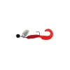 Cuiller Mepps Aglia Spinflex Noir Argent Rouge 14g