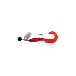 Cuiller Mepps Aglia Spinflex Noir Argent Rouge 14g