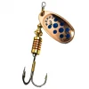 Cuiller Tournante Mepps Comet Cuivre Points Bleus