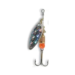 Cuiller Tournante Mepps Long Rainbow Argent