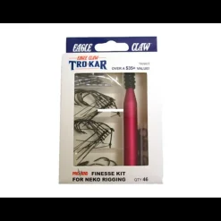 Kit Eagle Claw Trokar Wacky Pro-V Finesse