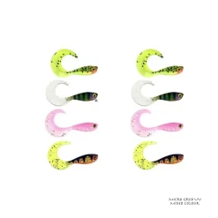 Leurre Souple Fox Rage Micro Grub 4cm UV Mixed Colour