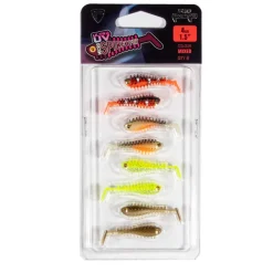 Leurre Souple Fox Rage Micro Spikey Fry UV 4cm Mixed Colour
