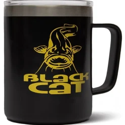 Mug Black Cat Stainless Steel Thermal Mug