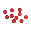 Perle Spro Round Smooth Glass Beads Red Ruby