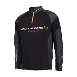 Tee Shirt Savage Gear Tournament Gear Shirt 1/2 Zip