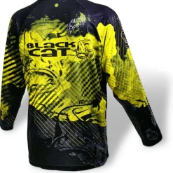 Tee Shirt UV Black Cat Fishing Jersey