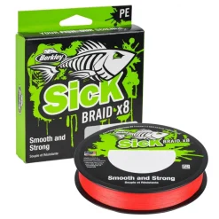 Tresse Berkley Sick Braid Red 300m