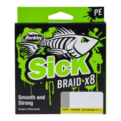 Tresse Berkley Sick Braid Hi-Vis Yellow 150m
