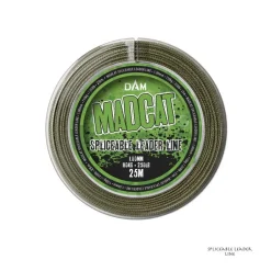 Tresse Creuse pour bas de ligne Madcat Spliceable Leader Line 25m