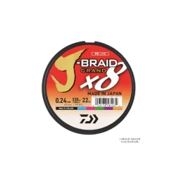 Tresse Daiwa J Braid Grand X8 150m Multicolore