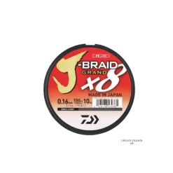 Tresse Daiwa J Braid Grand X8 135m grise