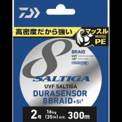 Tresse Daiwa Saltiga 8 Braid Dura Multicolore 300m