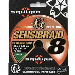Tresse Sakura Sensibraid 8X Eco-Pack Multicolore 300m