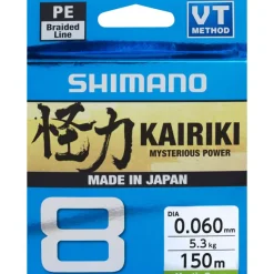 Tresse Shimano Kairiki 8 150m Mantis Green