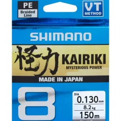 Tresse Shimano Kairiki 8 150m Steel Grey