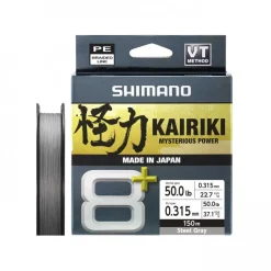 Tresse Shimano Kairiki 8 Plus 150m Grey