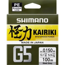 Tresse Shimano Kairiki G5 Gris