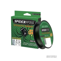 Tresse Spiderwire Stealth Smooth 12 Braid 150m Moss Green