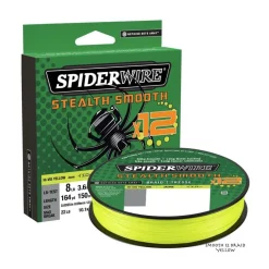 Tresse Spiderwire Stealth Smooth 12 Braid 150m Yellow