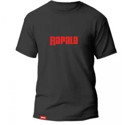 T-Shirt Rapala Black Red Logo