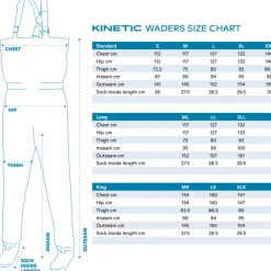 Waders Respirants Kinetic X5 ST Foot